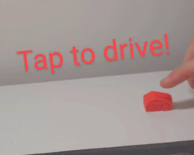 Print-in-place launchable car toy.   