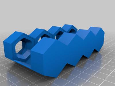 hexagonal toothbrush holder