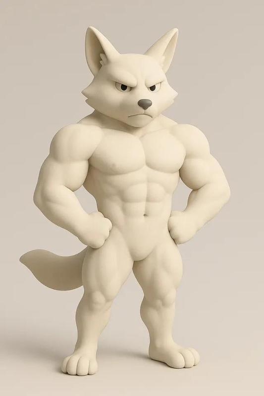 Muscular Wolf   