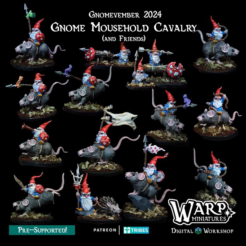 Gnome Mousehold Cavalry (and Friends)