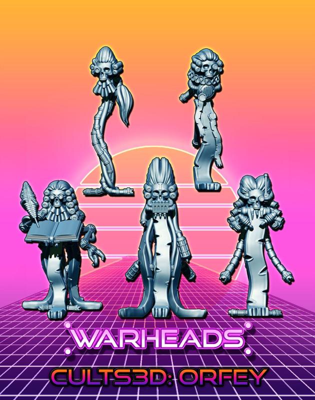 Pompadour Mechanical Decaptiated Heads! - Nobleman edition!