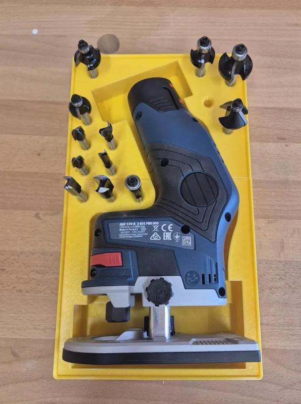 Bosch GFK 600 Gridfinity Holder   