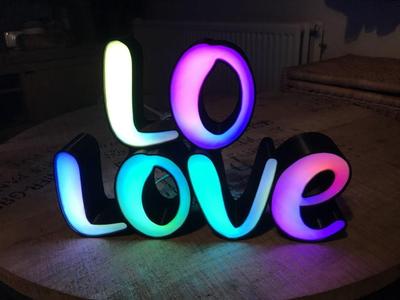 Lettrage LED