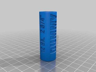 12 gauge shotgun dummy round