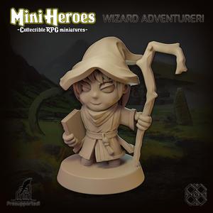 Mini Heroes - Collectible RPG Miniatures (Wizard, Mage, Chibi)