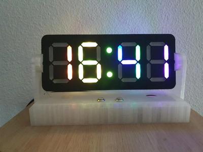 Open Design 7 Segment Display Clock (aka WAFI 2)   