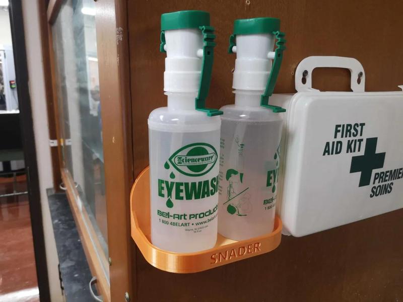 Eyewash bottles holder   