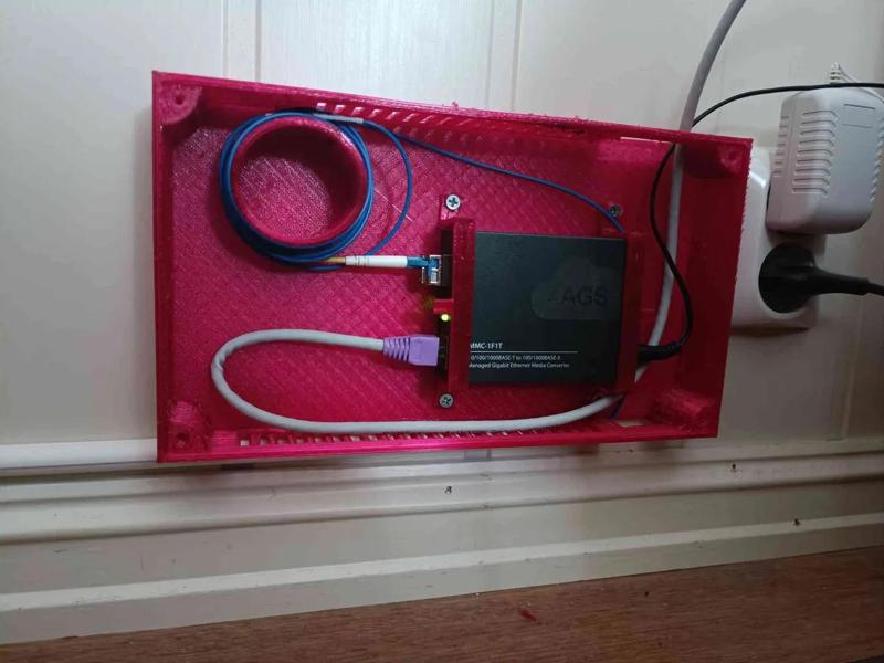 fiber converter housing   