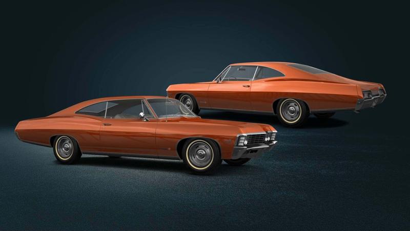 CHEVROLET IMPALA 1967 3D MODEL