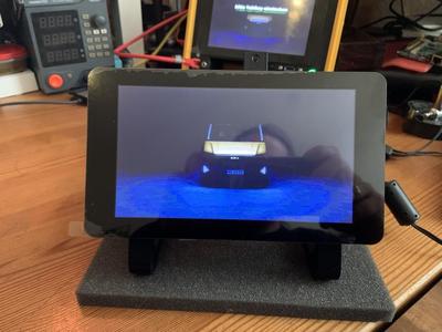 CM4 IO-Board Stand for the Raspberry Pi 7 inch Touchscreen