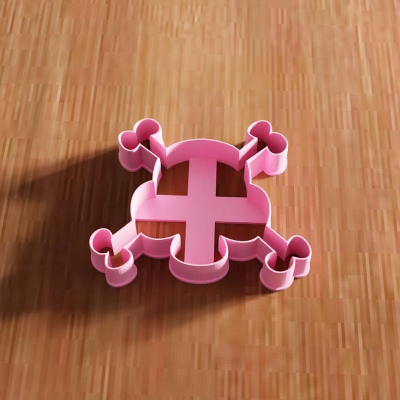 3D Skull Cookie Cutter STL File - 155