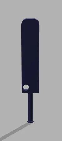 Cricket Bat Keychain   