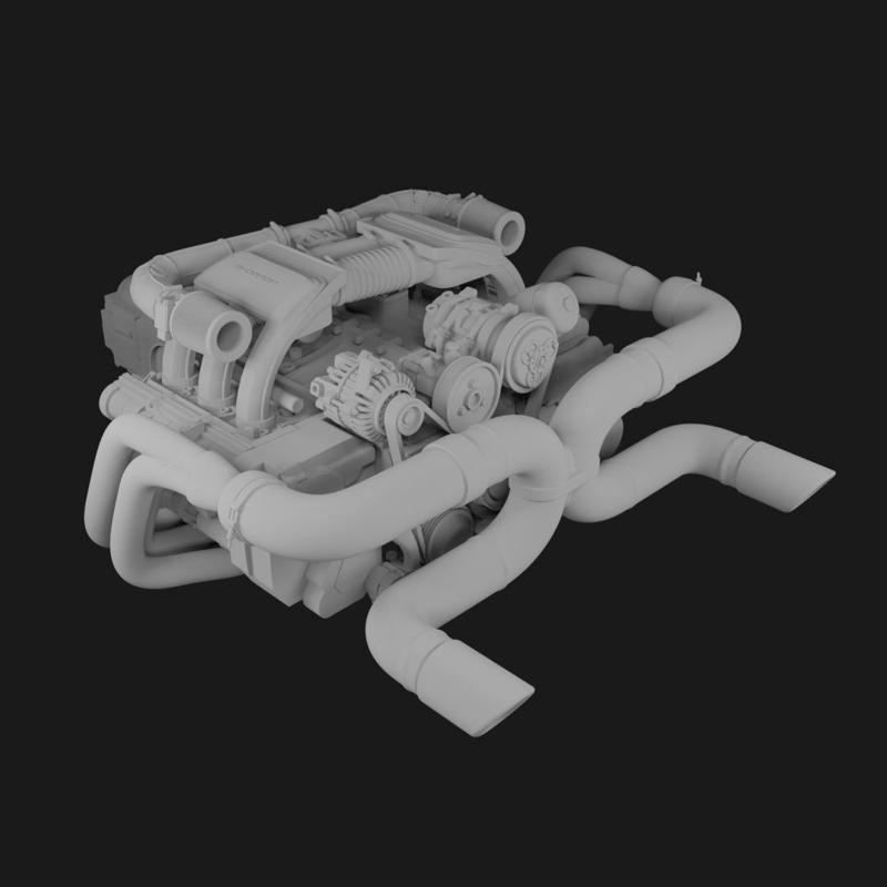 Porsche Boxster engine