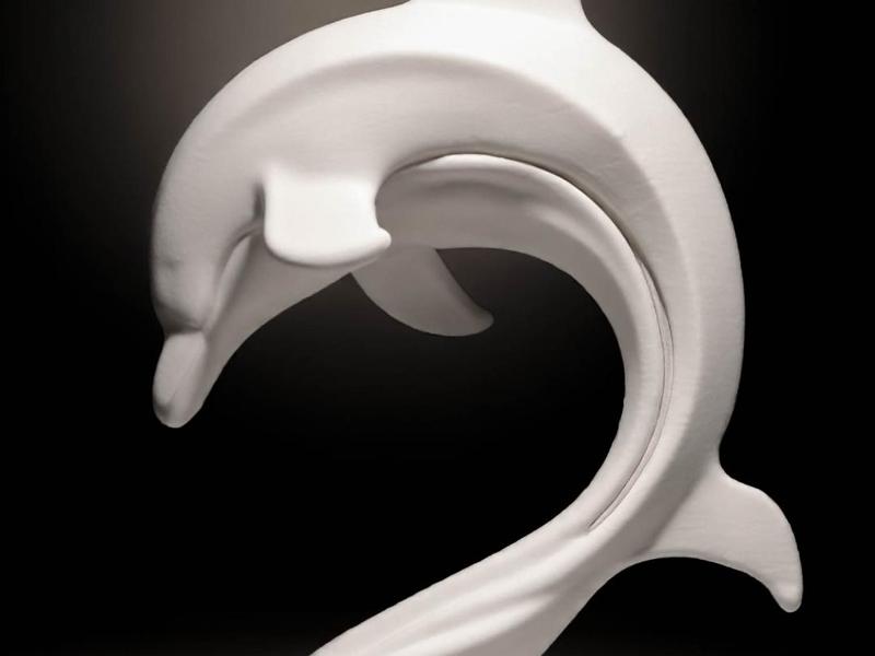 Abstract Dolphin