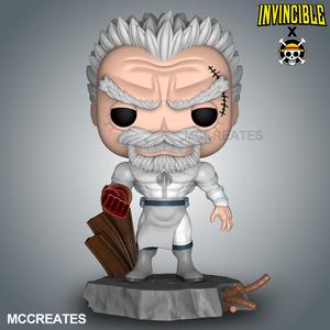 Garp X Conquest Custom Funko pop - OnePiece X Invincible