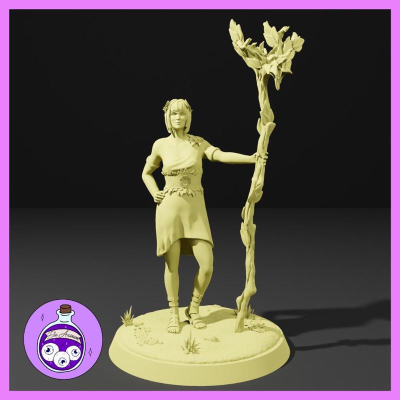 Eladrin Elf Druid Female - Summer