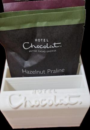 Hotel Chocolat Single Serve Sachet Pouch Holder Rack