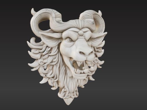 Demonic Goat Head