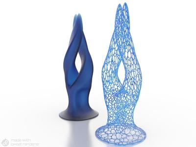 Sculpture #02 - Voronoi Style SLA/DLP