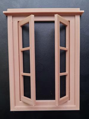 1/12 Hinged Dollhouse window (Model No.6)
