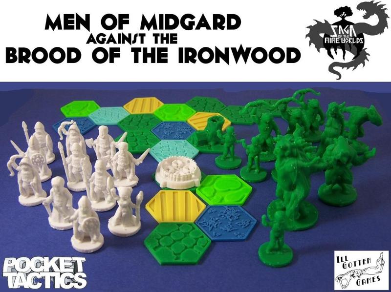 Pocket-Tactics: Men of Midgard against the Brood of the Ironwood (Second Edition)
