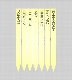 ETIQUETA PARA PLANTAS / LABEL FOR PLANTS