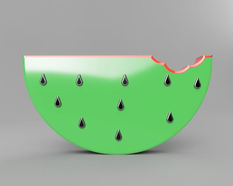 watermelon fruit - MOLD BATH BOMB, SOLID SHAMPOO