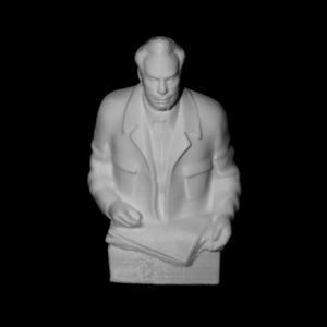 Portrait of Brezhnev at MUSEON, Moscow