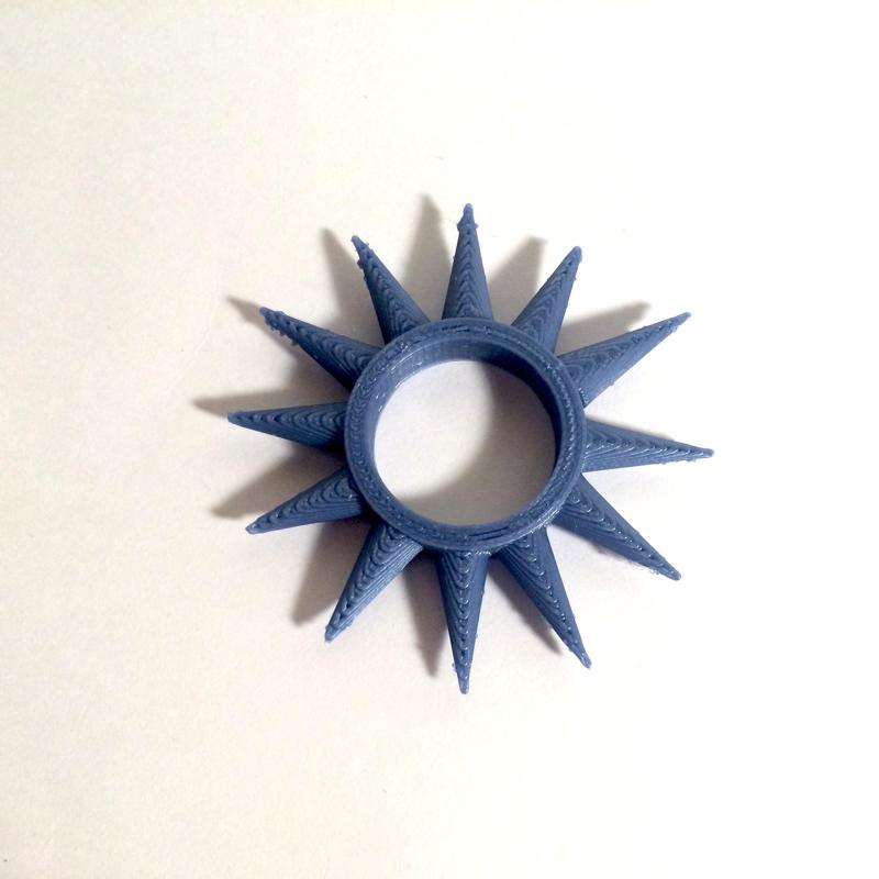 petite spiky fidget spinner