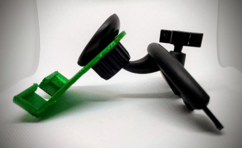 Mobile phone (Nexus 5x) cradle for CD-mounted magnetic mount