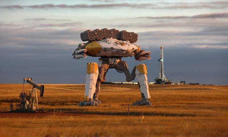 American Mecha Superheavy Tripod Hecatoncheir