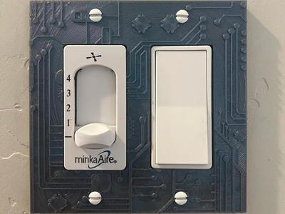 Light Switch Cover With Circuit Board Design