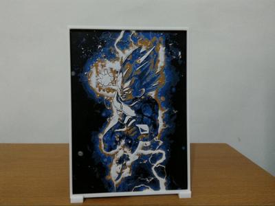 super vegeta grafiti hueforge