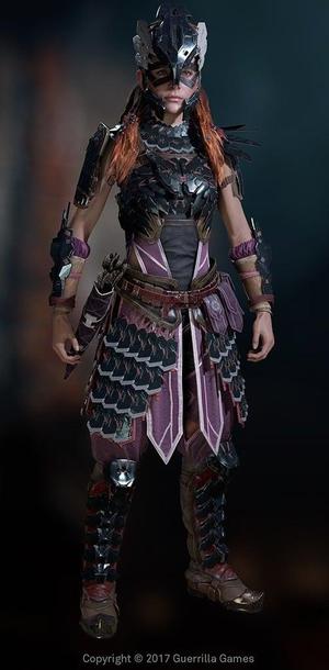 Shadow Stalwart Heavy Armor Set- Aloy Cosplay Horizon Zero Dawn