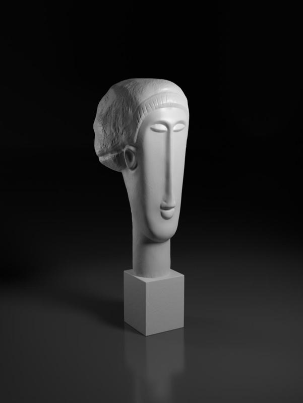 Head of a woman