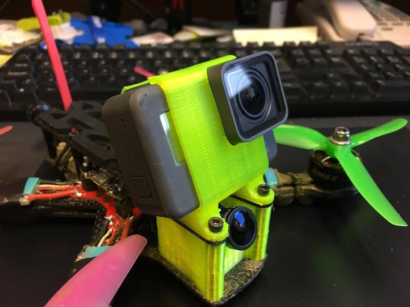 Yet Another GoPro Hero 5/6/7 Black Mount for the ImpulseRC Reverb 20/25/30/35/40/45 Degrees