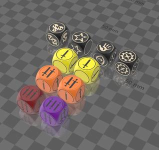 Dungeons & Dragons: The Fantasy Adventure Board Game Dice