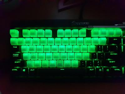 Cherry MX Keycaps with Lettering