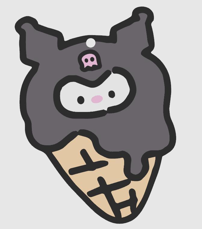 Kuromi Ice cream