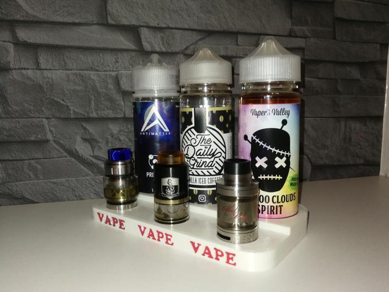 E-Liquid and Atomizer stand organizer