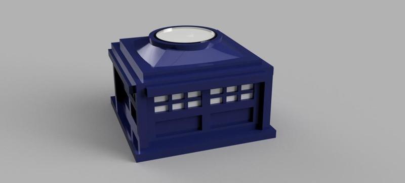 Police Box - Tealight holder/decoration