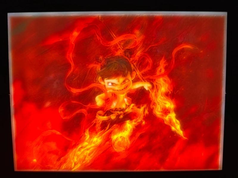 Ne Zha CMYK Lithophane