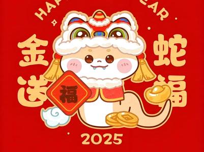2025 Spring Festival Snake Painting