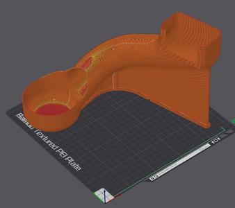 Bambu Lab P1P P1S Poop Chute