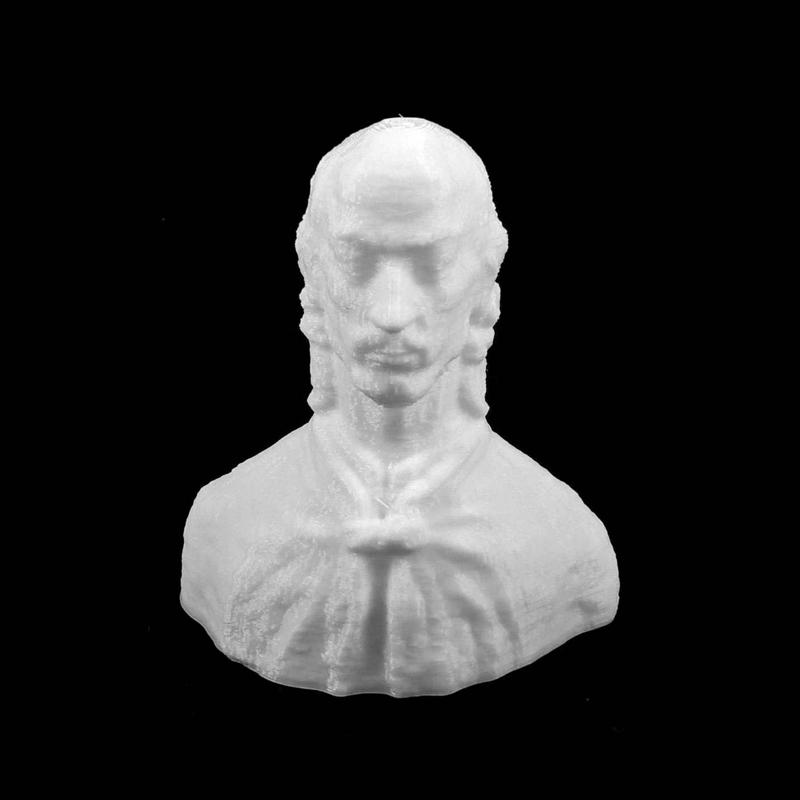 Bust of Ion Oarga Closca in Deva, Romania