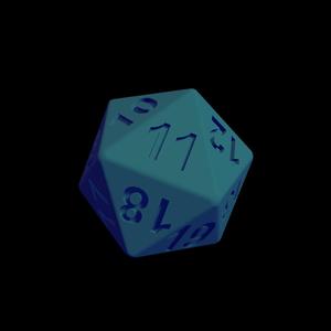 Icosahedron Dice