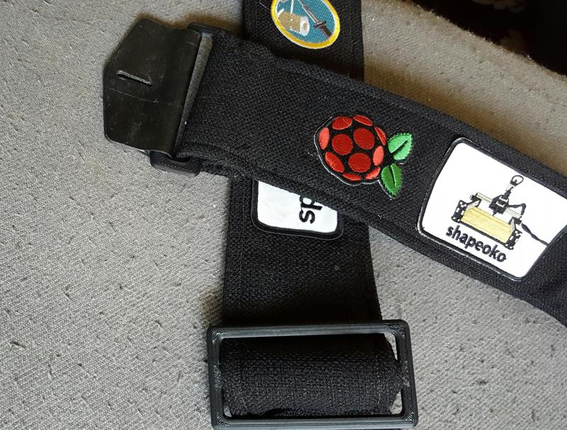 Bass guitar strap parts