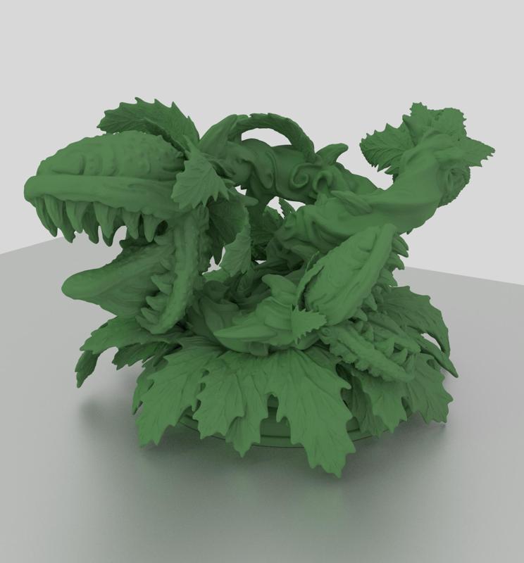 Maneater Plant 50mm Large Creature for Tabletop Adventures