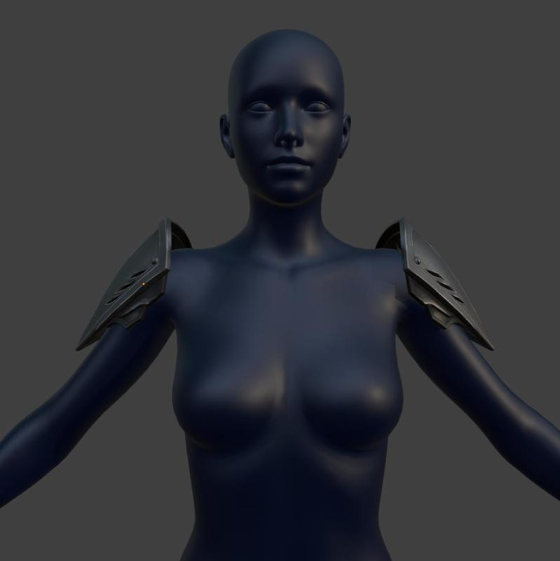 Blade-Slit Pauldrons