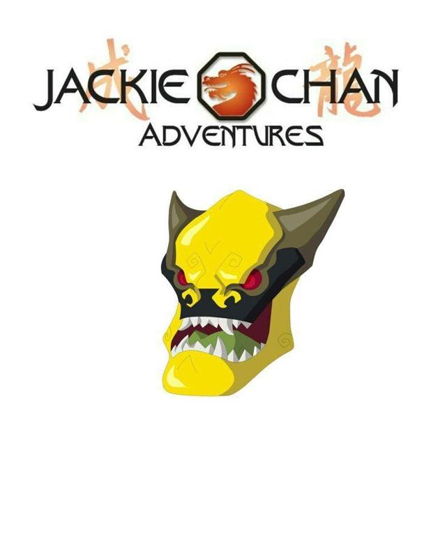 Jackie Chan Adventures - Oni Mask (Kiiro's Mask)